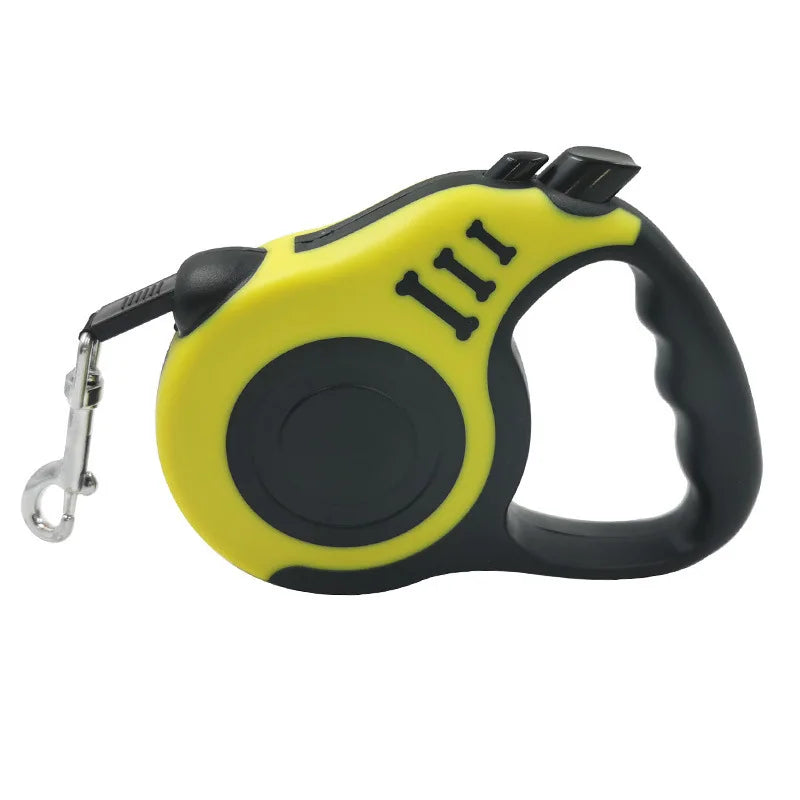 Retractable Dog Leash - Yellow / 3 M - Pet Venture